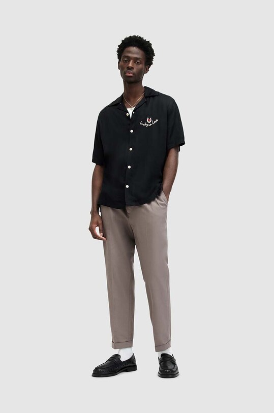 Nohavice AllSaints TALLIS béžová MM070Y