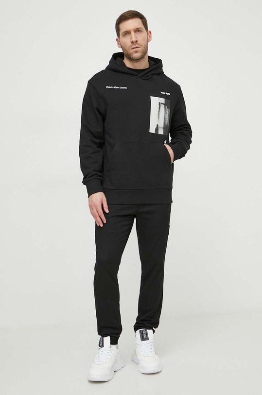 Calvin Klein Jeans spodnie J30J325114 czarny SS24