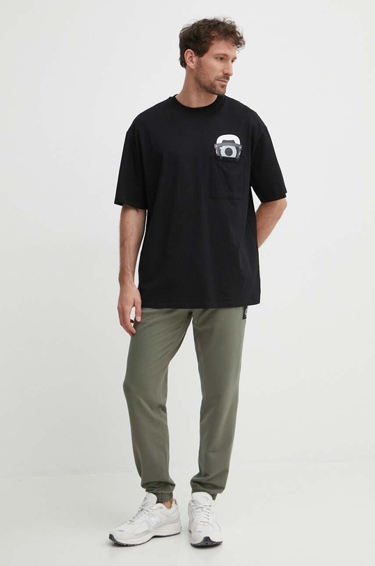 Παντελόνι φόρμας Calvin Klein Jeans J30J325336 πράσινο SS24