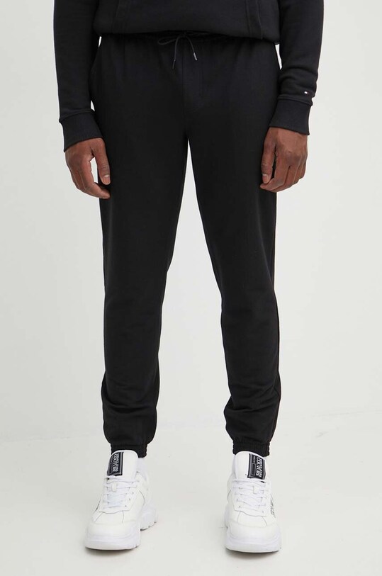 Calvin Klein Jeans pantaloni de trening tricotaj negru J30J325336