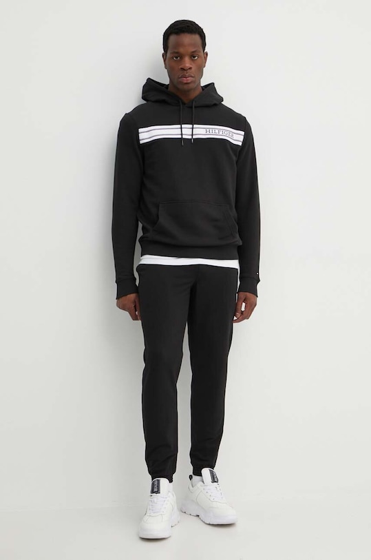 Παντελόνι φόρμας Calvin Klein Jeans J30J325336 μαύρο SS24