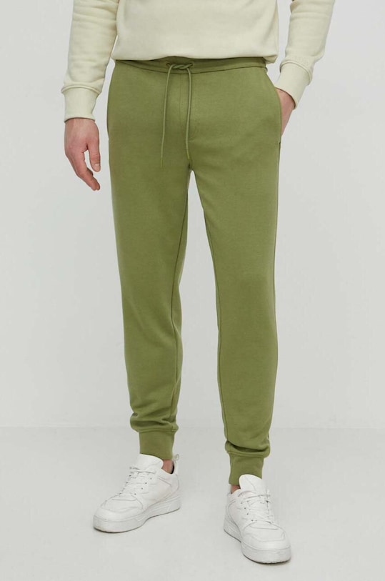 Calvin Klein Jeans spodnie dresowe dzianina zielony J30J325494