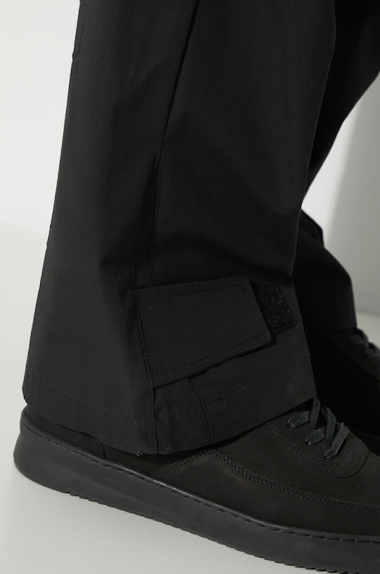 Хлопковые брюки A-COLD-WALL* Static Zip Pant ACWMB278C чёрный