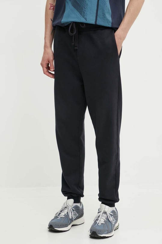 Bavlněné tepláky A-COLD-WALL* Essential Sweatpant pletenina černá ACWMB274