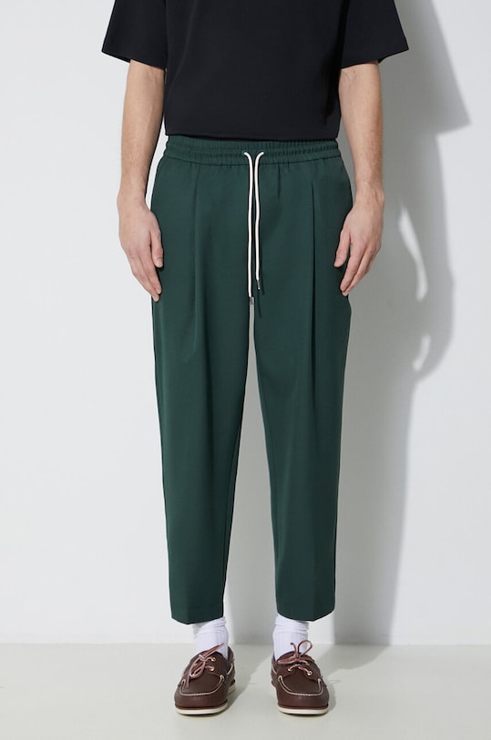 Штани з домішкою вовни Drôle de Monsieur Le Pantalon Cropped