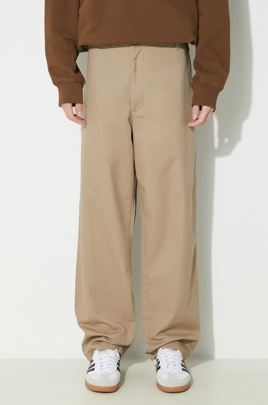 Παντελόνι Carhartt WIP Calder Pant μπεζ I030473.8Y02