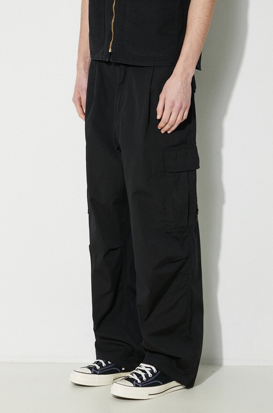 Carhartt WIP spodnie bawełniane Cole Cargo Pant czarny I030477.8902