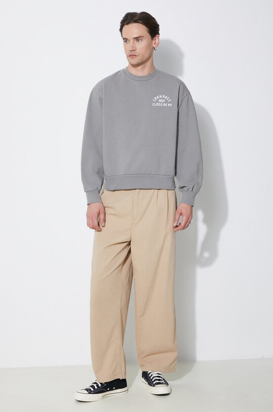 Carhartt WIP pantaloni de bumbac Colston Pant I031514.G1GD bej SS24