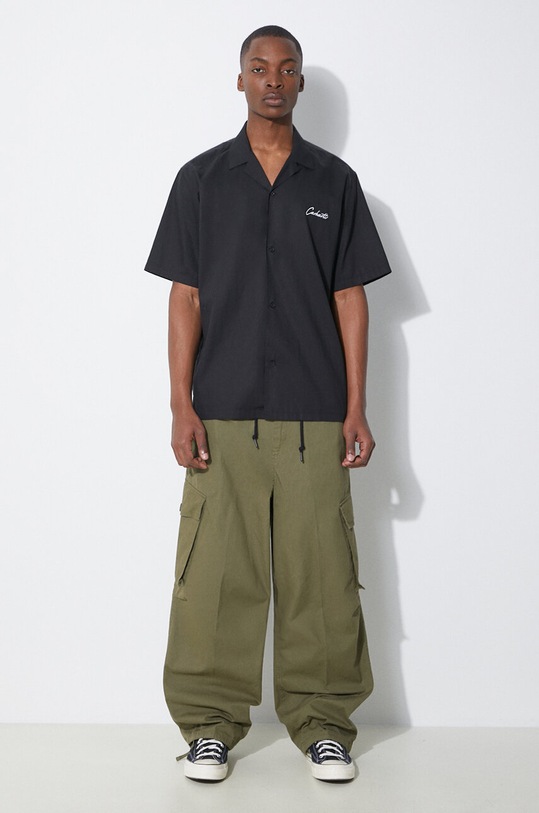 Carhartt WIP pantaloni in cotone Unity I032983.1YS4G verde SS24