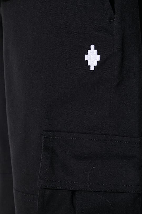 Брюки Marcelo Burlon Cross Cotton Cargo CMCF014S24FAB0011001 чёрный