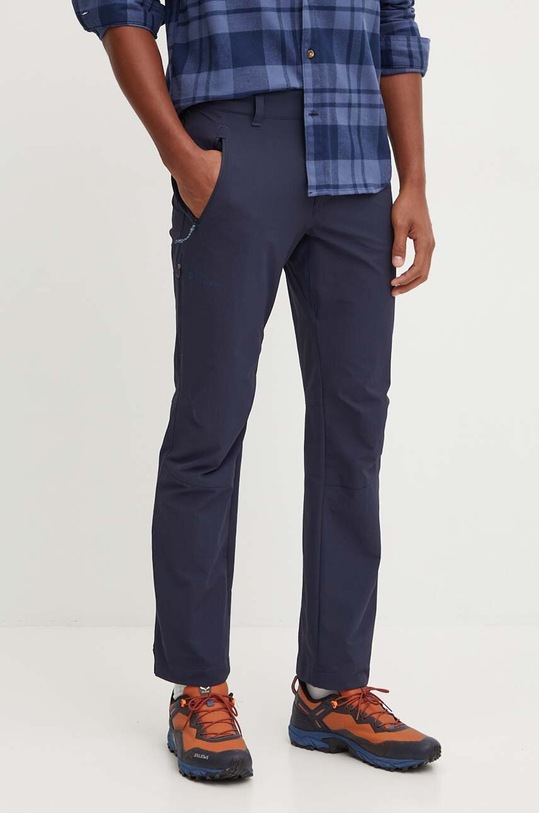 Jack Wolfskin pantaloni de exterior Activate Xt panza bleumarin 1503755