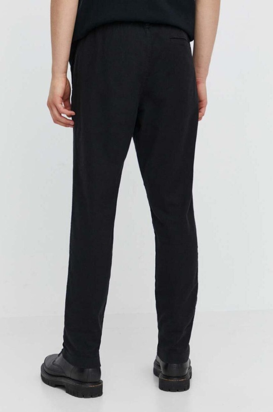 Ρούχα Παντελόνι με λινό μείγμα Hollister Co. KI330.4023.900 μαύρο