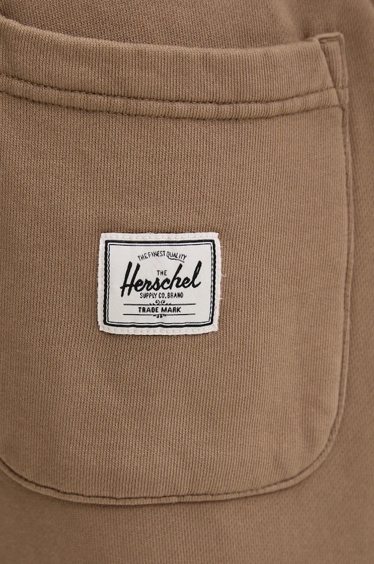Herschel pantaloni de trening din bumbac maro 50333.02001