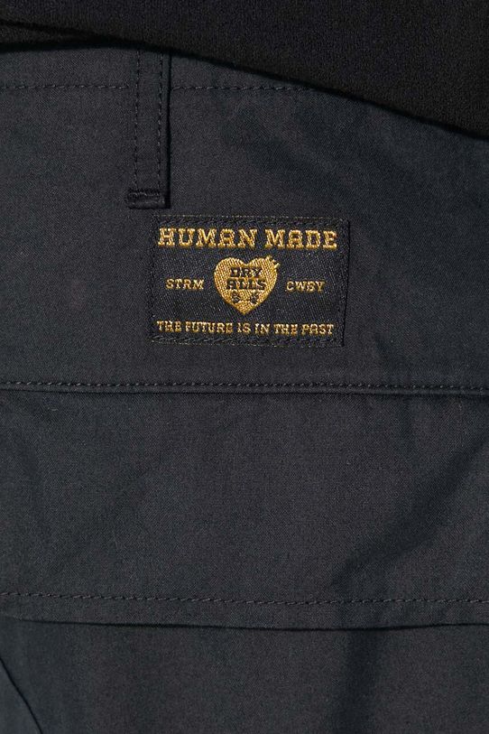 Human Made pantaloni Cargo Pants negru HM27PT001