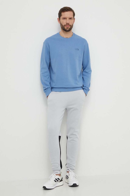The North Face spodnie dresowe NF0A87DQA0M1 szary SS24