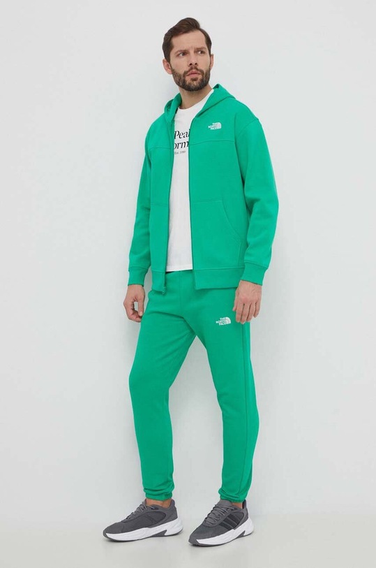 The North Face pantaloni de trening NF0A7ZJBPO81 verde SS24