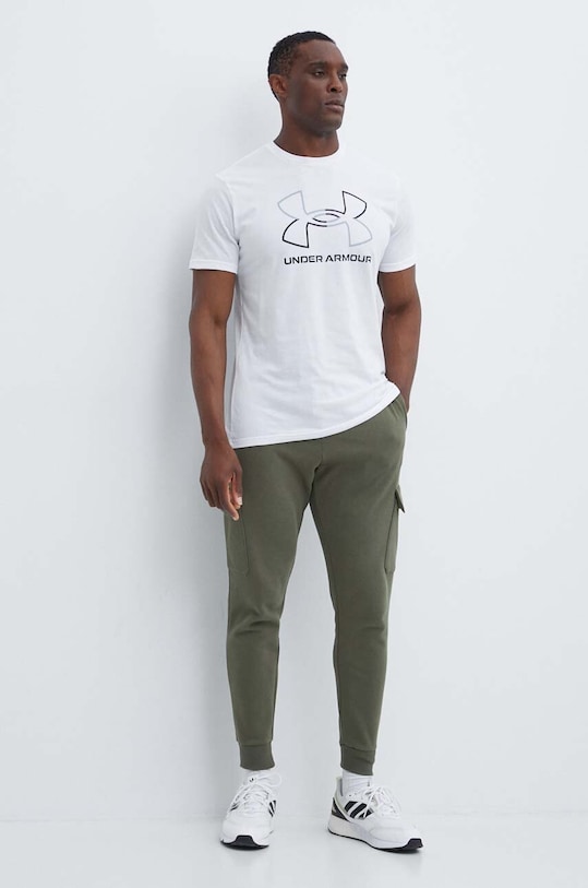 Tepláky Under Armour 1382134 zelená SS24