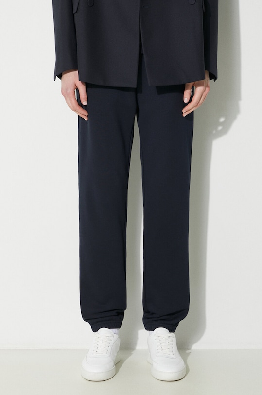 Fred Perry pantaloni da jogging in cotone Loopback Sweatpant cotone blu navy T5505.608