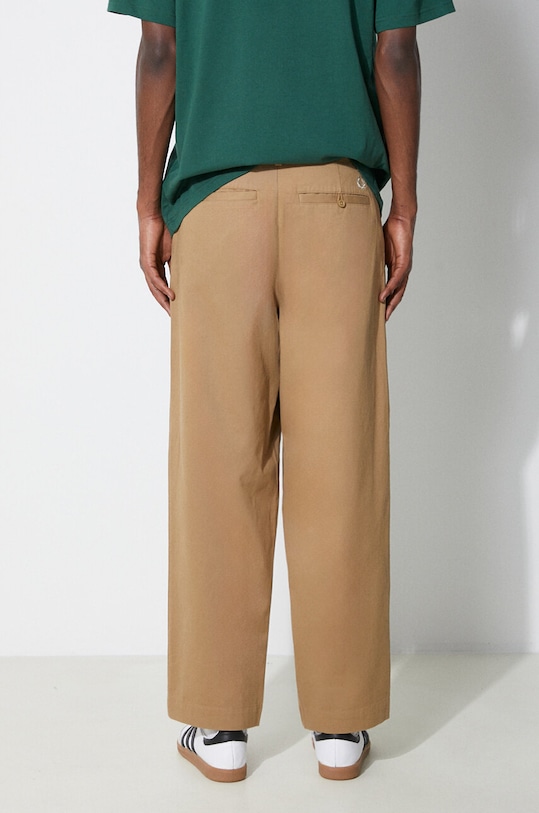 Clothing Fred Perry cotton trousers Straight Leg Twill Trouser T6530.363 beige