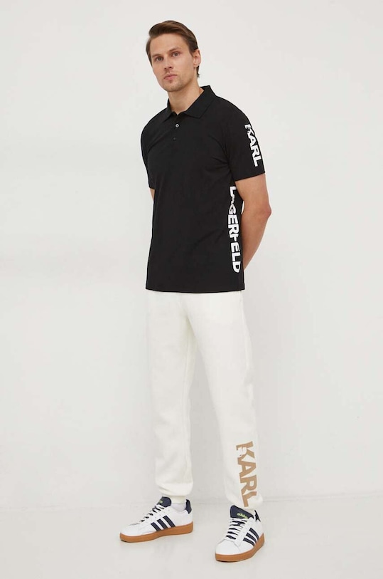 Karl Lagerfeld melegítőnadrág 241M2101 bézs SS24