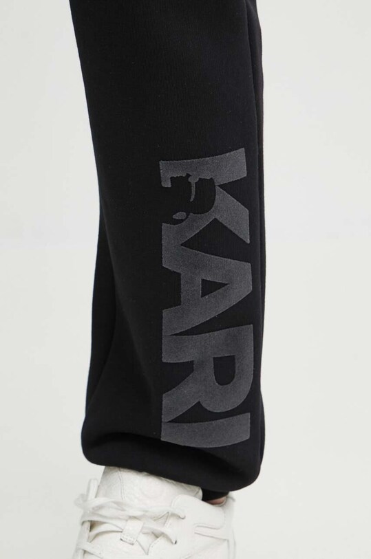 Karl Lagerfeld spodnie dresowe czarny 241M2101