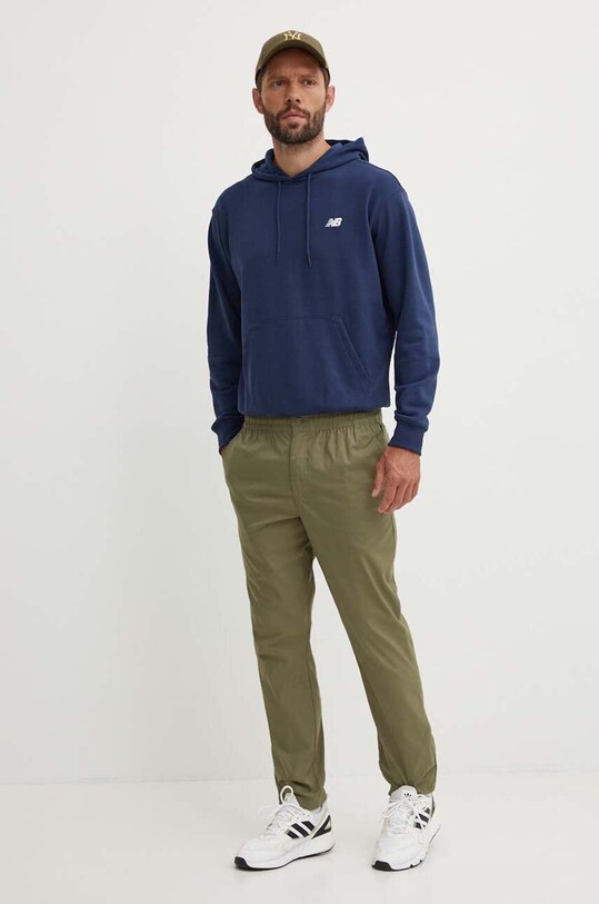 New Balance pantaloni MP41575DEK verde SS24