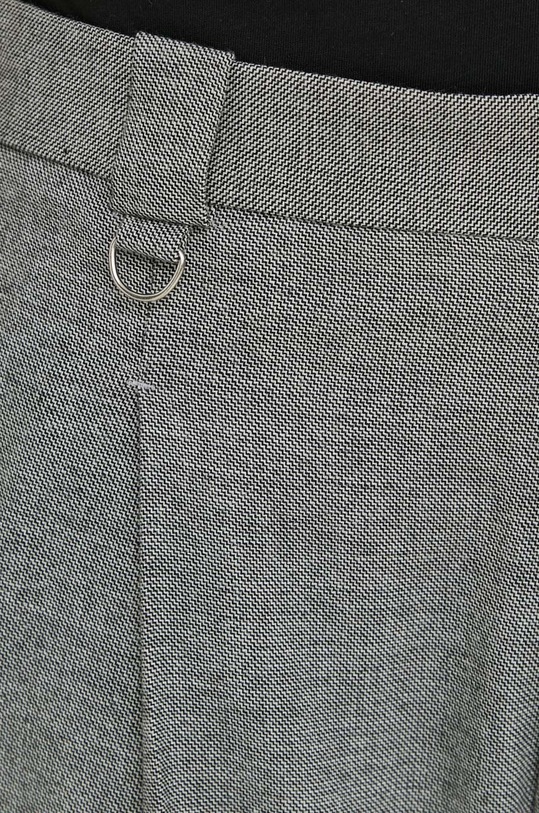 Won Hundred spodnie z domieszką wełny szary 2850.14228