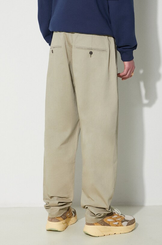 Îmbrăcăminte Universal Works pantaloni de bumbac Military Chino 120.STONE bej