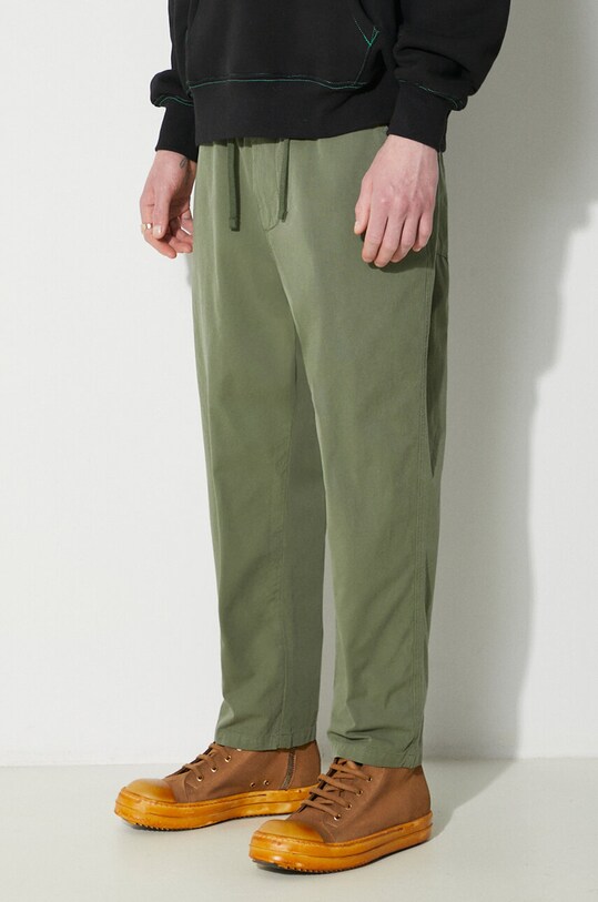 Universal Works spodnie bawełniane Hi Water Trouser zielony 30520.BIRCH
