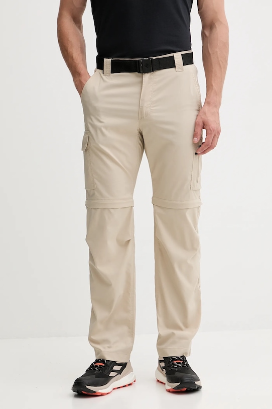 Columbia pantaloni Silver Ridge Utility tessuto beige 2012962