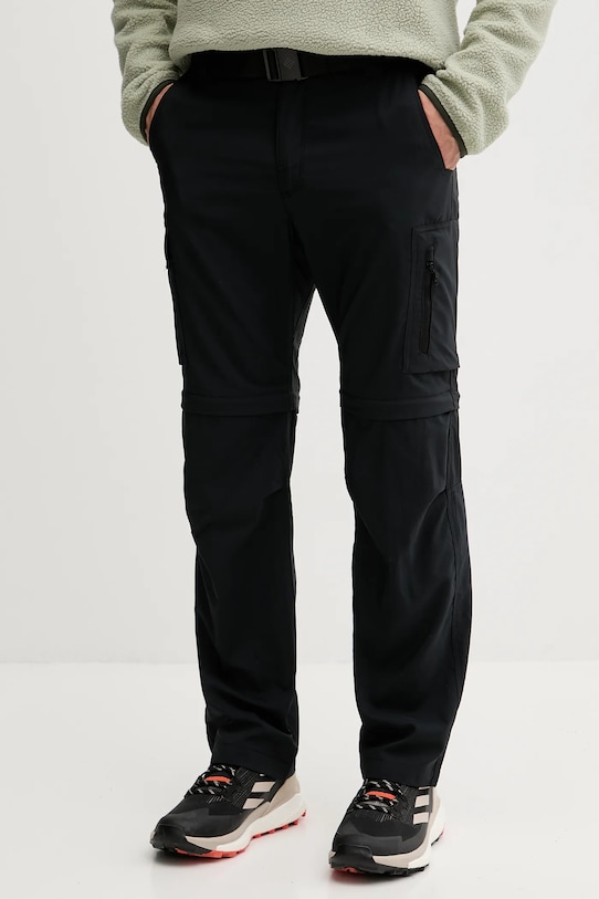 Columbia pantaloni Silver Ridge Utility tessuto nero 2012962