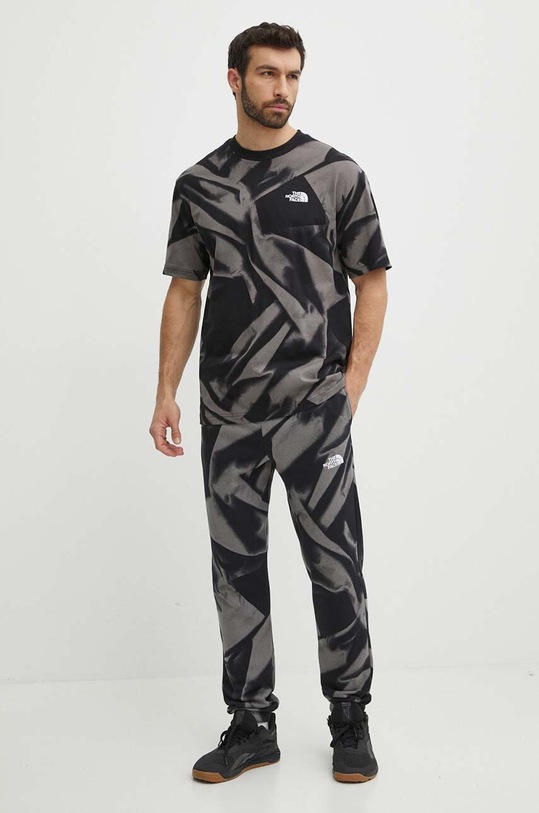 The North Face pantaloni de trening NF0A881JSIF1 gri SS24
