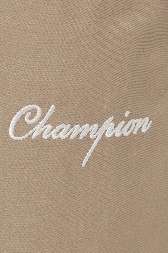 Champion pantaloni de bumbac bej 219860
