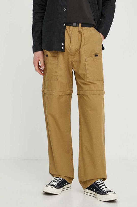 Levi's spodnie bawełna beżowy A5752