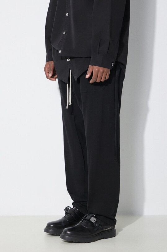 Памучен спортен панталон Rick Owens черен DU01D1370.RIG.09