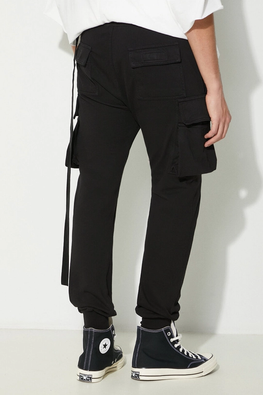 Одежда Хлопковые спортивные штаны Rick Owens Knit Pants Mastodon Cut DU01D1386.RIG.09 чёрный