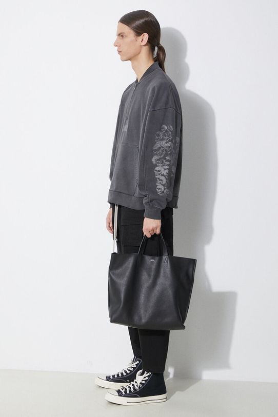 Rick Owens spodnie bawełniane Woven Pants Creatch Cargo Cropped Drawstring DU01D1371.CB.09 czarny SS24