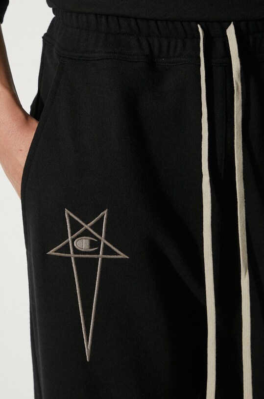 Nohavice Rick Owens x Champion Prisoner Drawstring CM01D9245 čierna