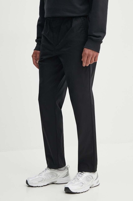 New Balance pantaloni Twill Straight Pant 30" drept negru MP41575BK