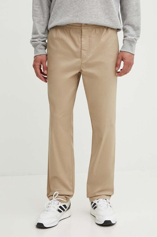 New Balance pantaloni Twill Straight Pant 30" drept bej MP41575SOT