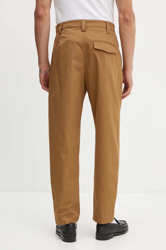 Odzież A.P.C. spodnie bawełniane COGXS.H08428.CAB brązowy