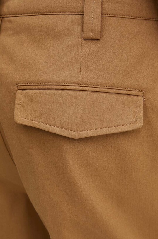 A.P.C. spodnie bawełniane brązowy COGXS.H08428.CAB