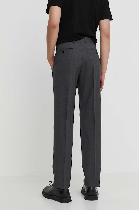 Odzież Theory spodnie wełniane I0271254 szary