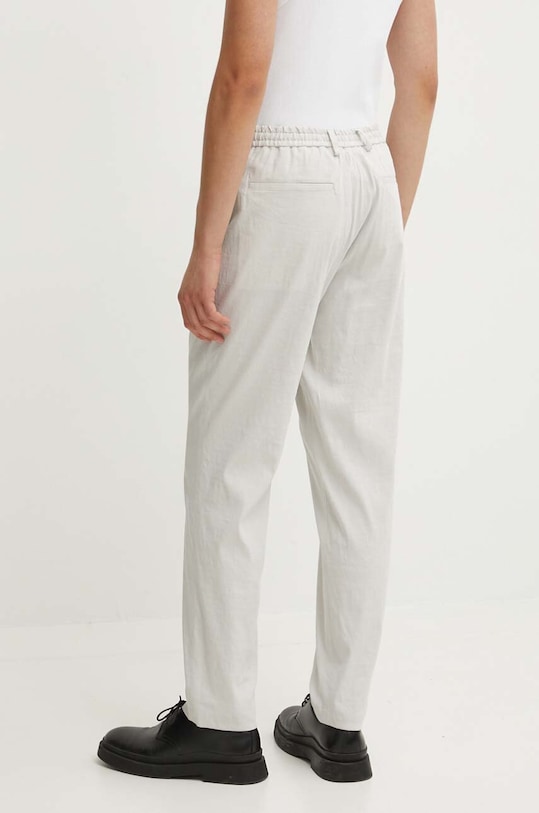 Одежда Льняные брюки Theory O0373221 серый