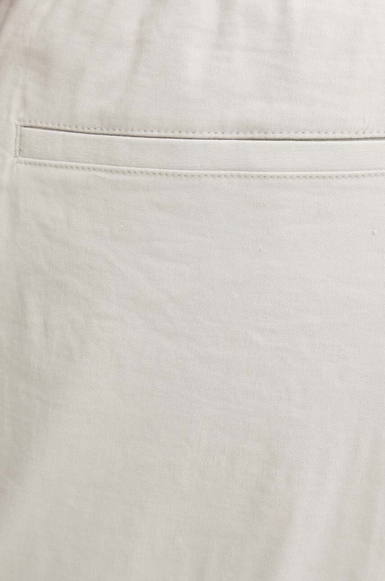 Льняные брюки Theory серый O0373221