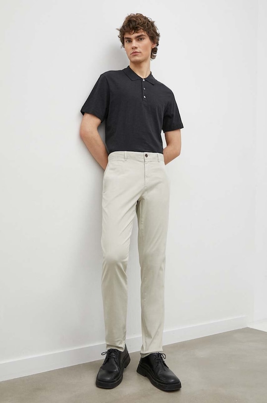 Брюки Theory O0374219 бежевый SS24