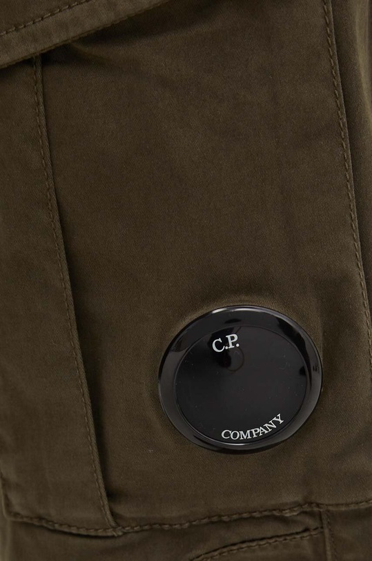 C.P. Company spodnie Stretch Sateen Ergonomic Lens zielony 16CMPA056A005694G