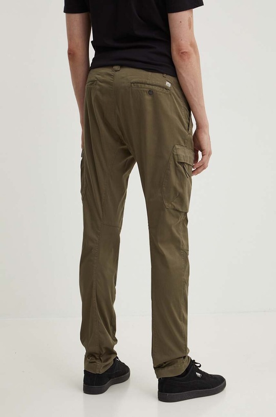 C.P. Company pantaloni Stretch Sateen Ergonomic Cargo 16CMPA063A005694G verde SS24