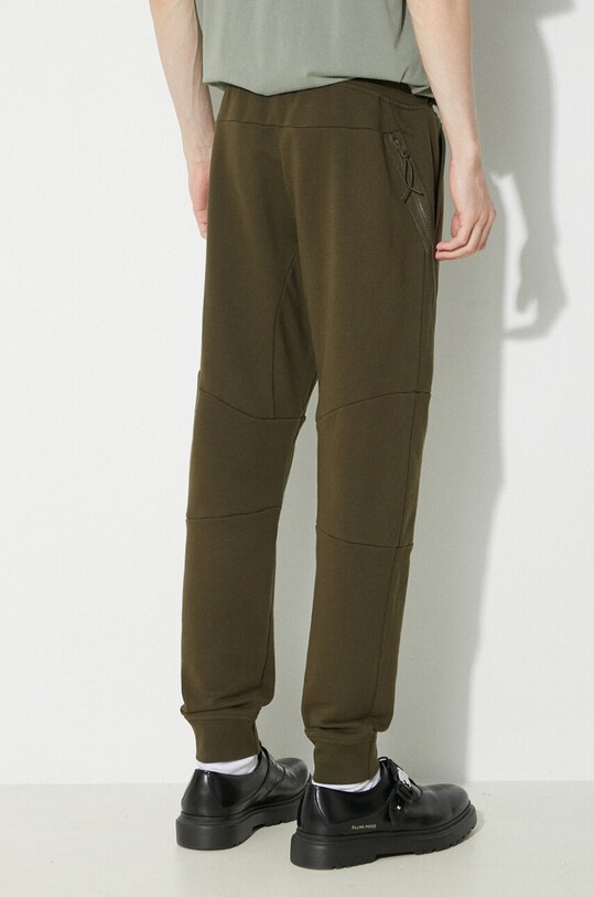 Дрехи Памучен спортен панталон C.P. Company Diagonal Raised Fleece 16CMSP084A005086W зелен
