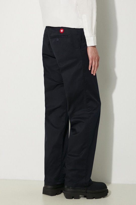 Abbigliamento Wood Wood pantaloni Silas Classic 10001601.5252 blu navy